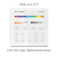 2.4G wall switch for RGB CCT lighting 4-channel MiLight...