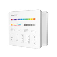 2.4G wall switch for RGB CCT lighting 4-channel MiLight compatible with 2x AAA batteries