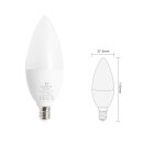 LED E14 Leuchtmittel ZigBee Erweitung RGB Farbwechsel CCT...