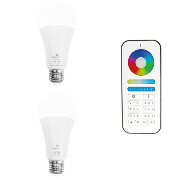 LED E27 Leuchtmittel ZigBee Light Link Starterset mit Fernbedienung 12 Watt Leistung