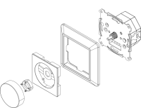 ZigBee Wandschalter zum Schalten von jeglichen 230V Lampen Drehdimmer