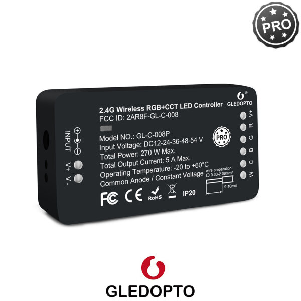 RGB + CCT controller ZigBee 3.0 Pro version