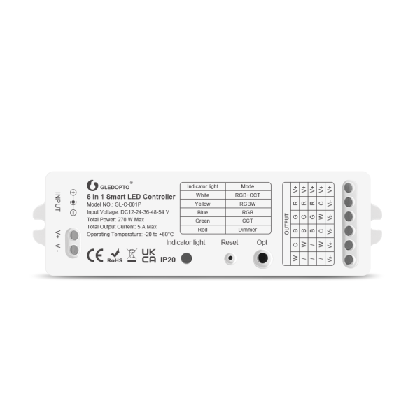 5in1 Controller ZigBee 3.0 Pro Version