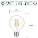 G95 LED E27 bulb ZigBee3.0 Pro series CCT color temperature - Clear