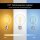 G95 LED E27 bulb ZigBee3.0 Pro series CCT color temperature - Clear