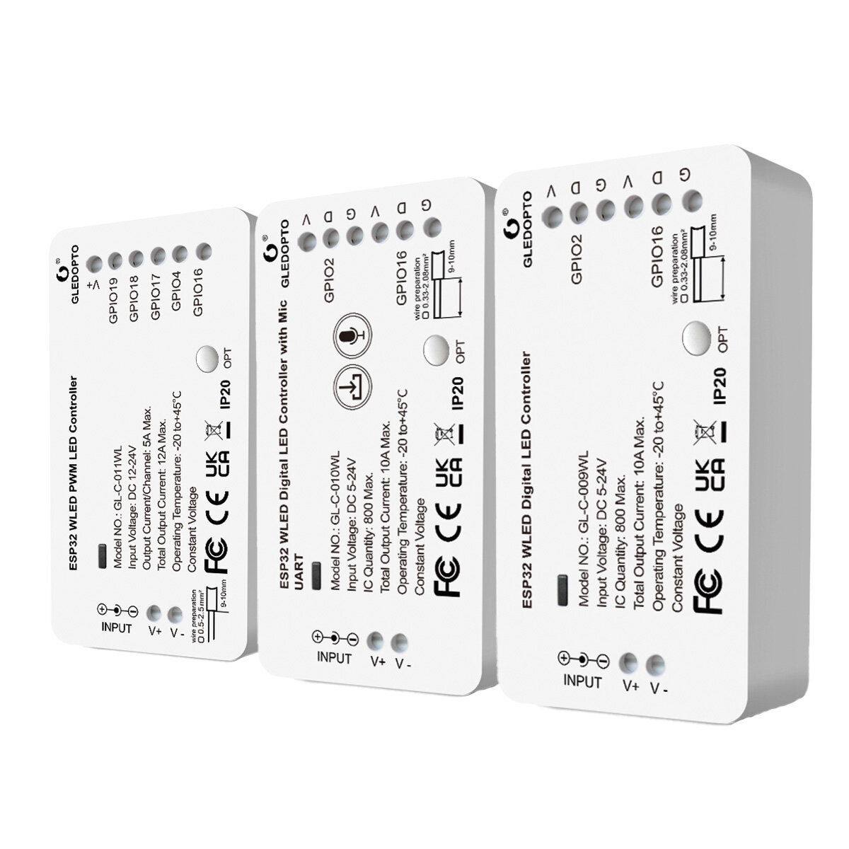 Gledopto wled esp32 controller 24 99
