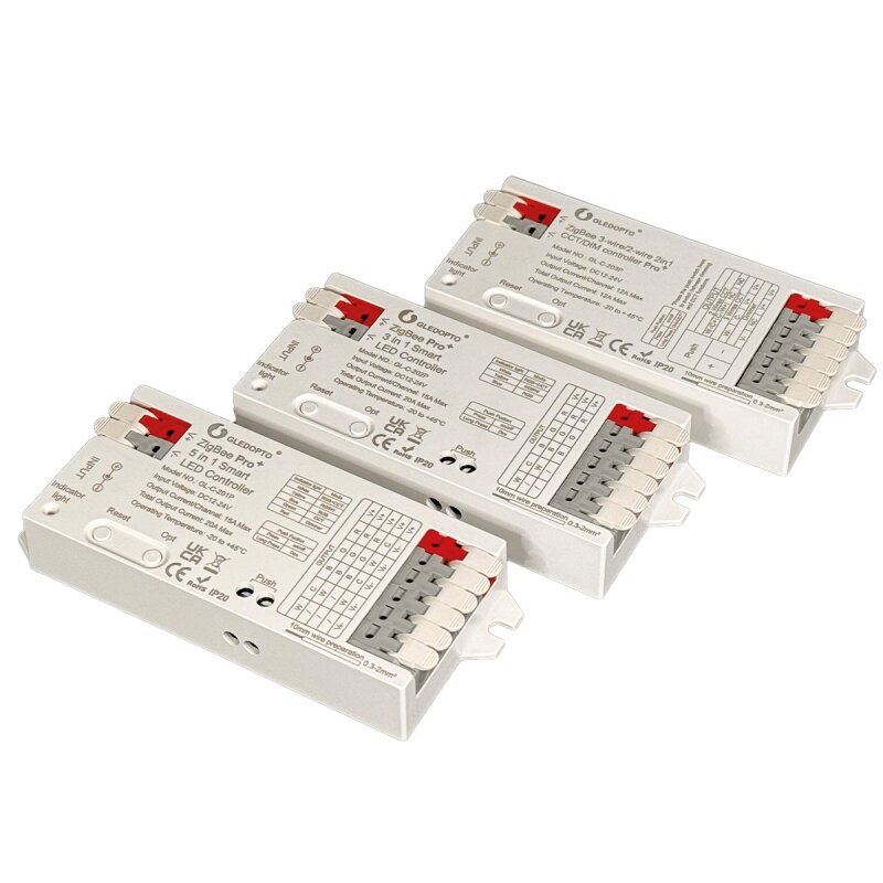 GLEDOPTO ZigBee Pro Plus Series Controllers for LED Light Strips Smart Home