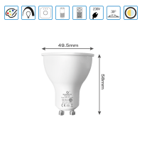 Smart ZigBee LED Gu10 Leuchtmittel kompatibel RGBCCT PRO...
