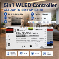 GLEDOPTO GL-C-611WL Elite 5D-EXMU – PWM 5in1 RGBCCT...