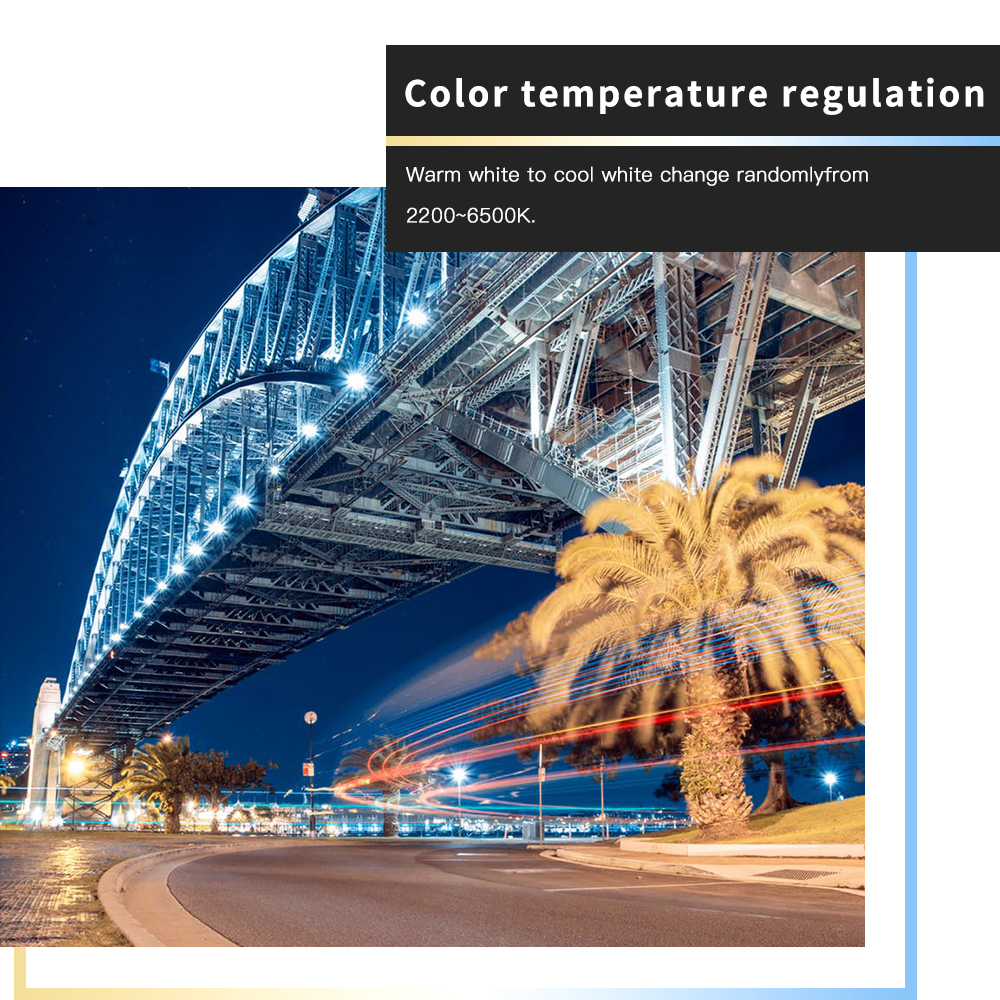 LED lights outdoor color temperature